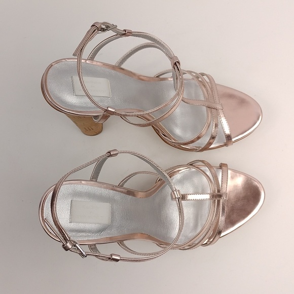 Kate Hudson For Ann Taylor Rose Gold Cork Heels - Picture 4 of 12